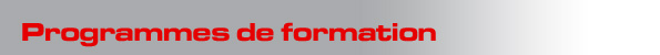 Programmes de formation